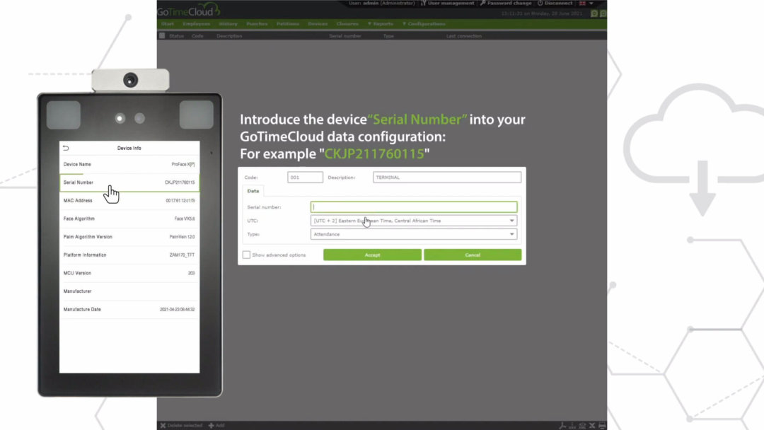 How to configure Time Attendance devices in GoTime Cloud